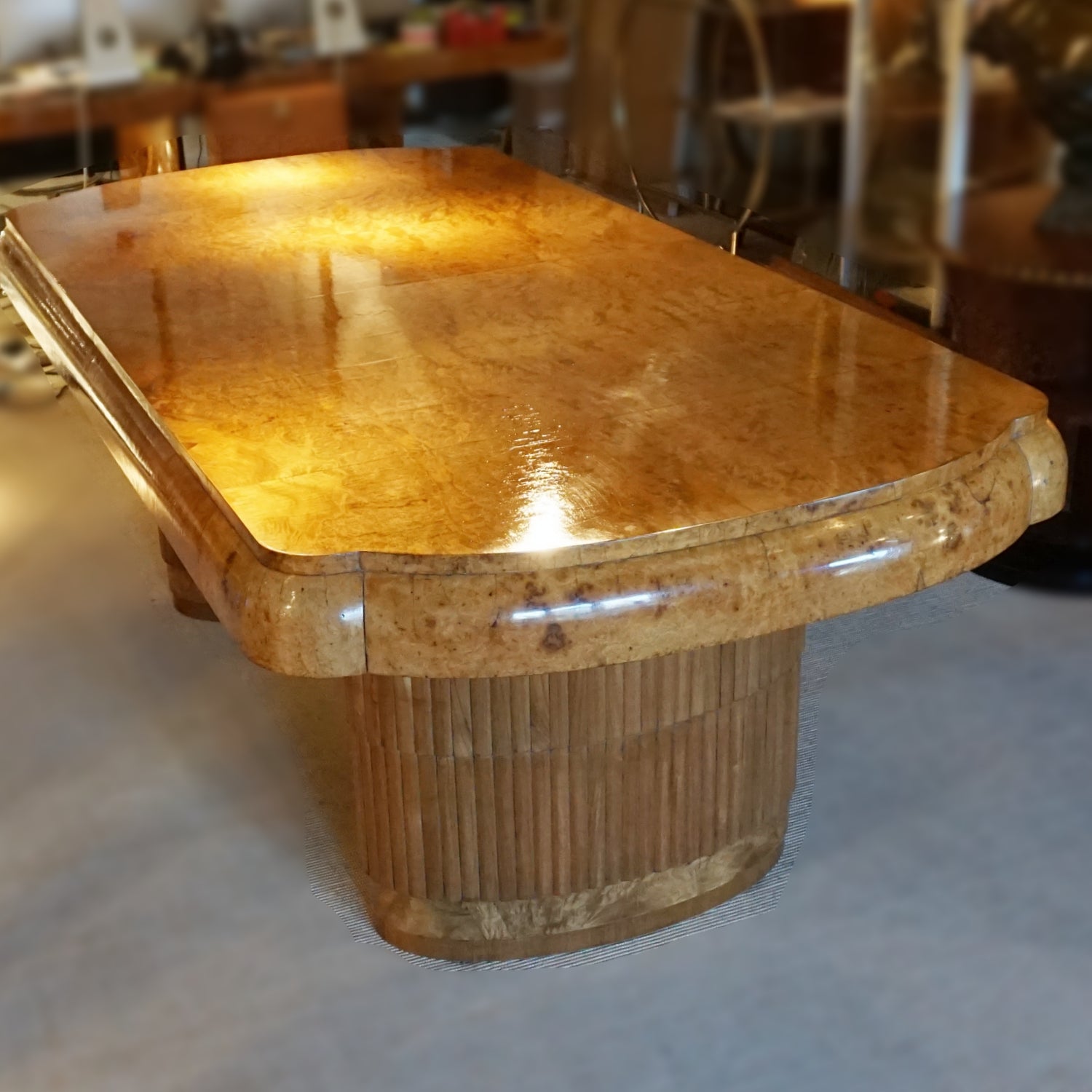 Art Deco Eight Seat Dining Room Table by Maurice Adams Jeroen Markies