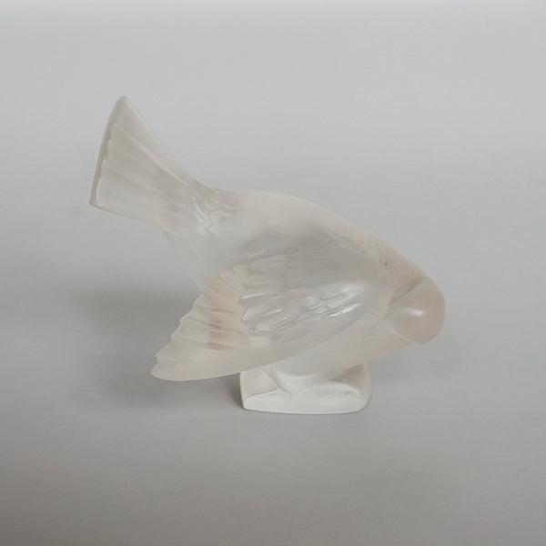 Moineau Coquet - Art Deco Glass Bird Paperweight - René Lalique Glass - Jeroen Markies Art Deco