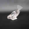 Art Deco Lalique Moineau Hardi sparrow paperweight at Jeroen Markies