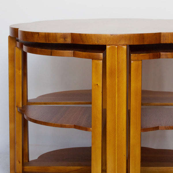 Art Deco Nest of Tables by Harry & Lou Epstein - Art Deco Coffee Tables -  Jeroen Markies Art Deco