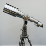 Vintage WW11 Naval/Marine Binoculars on chromed metal tripod - Jeroen Markies Art Deco