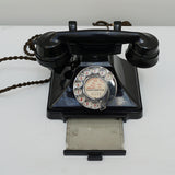 Original GPO Model 232L Black Bakelite Telephone - Jeroen Markies Art Deco
