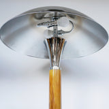 Art Deco Marbled Bakelite and Chromed Metal Table Lamos - Jereon Markies Art Deco