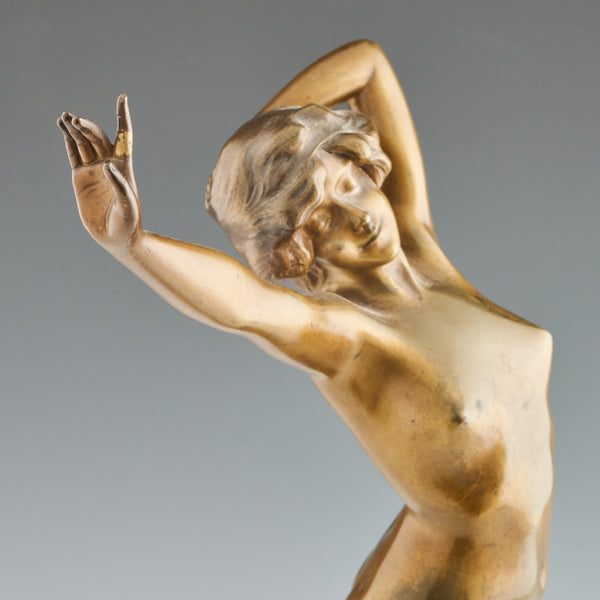 Vintage Are Deco Nude Bronze Sculpture by Paul Philippe Signed  - Jeroen Markies Art Deco