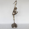 An Art Deco silvered bronze sculpture of Diana by Pierre le Faguays at Jeroen Markies