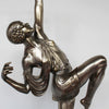 An Art Deco silvered bronze sculpture of Diana by Pierre le Faguays at Jeroen Markies