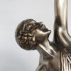 An Art Deco silvered bronze sculpture of Diana by Pierre le Faguays at Jeroen Markies