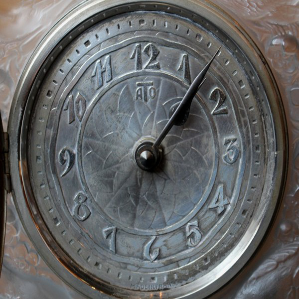 René Lalique Quatre Moineaux Clock