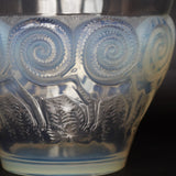 Rennes, Art Deco opalescent and clear glass vase - René Lalique Glass - Jeroen Markies Art Deco