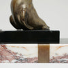 Art Deco Sea Lion Bookends Bronze and Marble - Jeroen Markies Art Deco