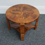 Art Deco Side Table - Burr Walnut - Jeroen Markies Art Deco Furniture