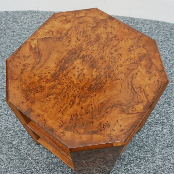 Vintage Yew Veneered Side Table by Waring & Gillows Ltd Circa 1930 - Jeroen Markies Art Deco