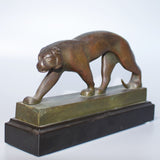 Art Deco Bronze Panther Sculpture Jeroen Markies Art Deco