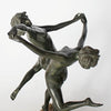 'Country Dance' Art Deco Bronze Sculpture by Colinet Jeroen Markies Art Deco