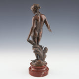 Art Nouveau Bronze Sculpture by Auguste Moreau