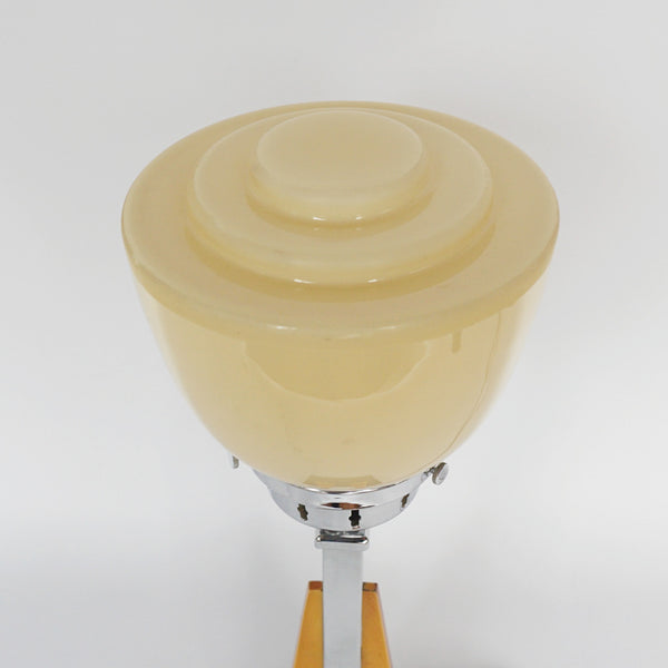 Art Deco Bakelite and Chromed Metal Table Lamp - Jeroen Markies Art Deco 