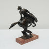 Art Deco Bronze Sculpture by Bruno Zach ' Tall Feather' Signed original bronze - Jeroen Markies Art Deco