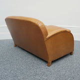 Vintage Art Deco Three Piece Lounge Suite Leather and Walnut Circa 1935 - Jeroen Markies Art Deco