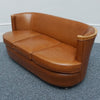 Art Deco Brown Leather and Birdseye Maple Club Sofa by Maurice Adams Circa 1930 Art Deco - Jeroen Markies Art Deco