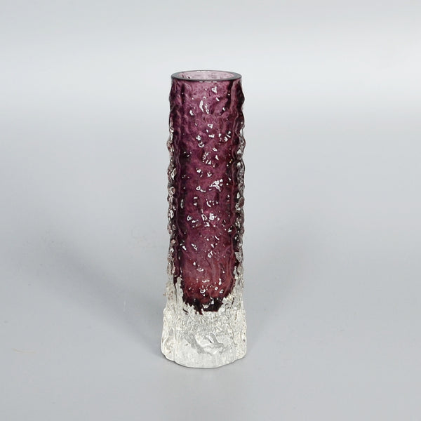 Collection of Six Textured 'Finger' Bark Vases