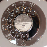 Two-tone Grey GPO model 706 telephone at Jeroen Markies