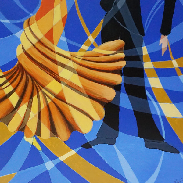 'The Dance'-Contemorary-Painting-Contemporary-Art-Vera-Jefferson-Jeroen Markies Art Deco