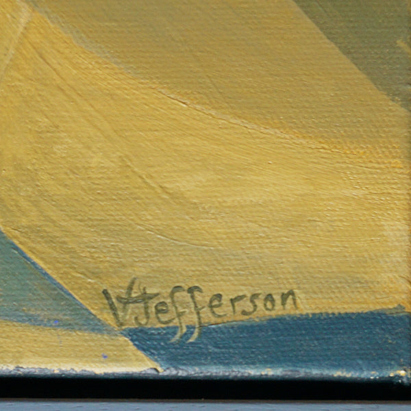 Art Deco Style Contemporary Oil on Canvas Painting by Vera Jefferson - Jeroen Markies Art Deco