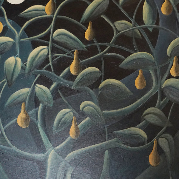 Pear Tree Oil on Canvas Contemporary Painting by Vera Jefferson - Jeroen Markies Art Deco