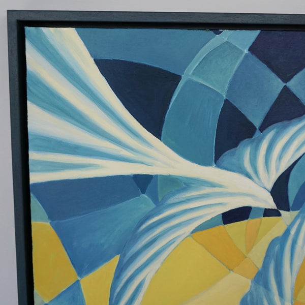 Vera Jefferson 'Swirling Doves' a Contemporary Oil on Canvas Art Deco Style Paintings - Jeroen Markies Art Deco 