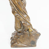 Art Nouveau Bronze Sculpture 'Sapho' by Emmanuel Villanis Jeroen Markies Art Deco 