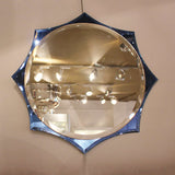 Cristal Arte shaped glass mirror circa 1970