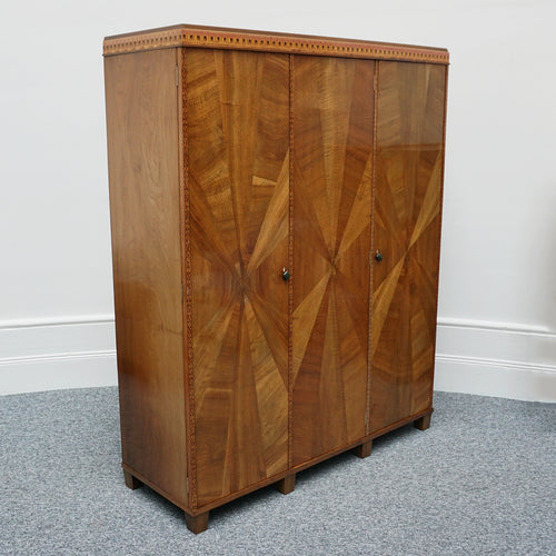 Art Deco Wardrobe by Frederick Restall Ltd Circa 1935 Birmingham handmade furniture - Jeroen Markies Art Deco