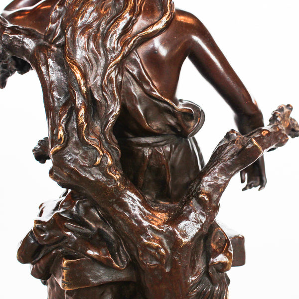 Art Nouveau bronze sSculpture Captive by Hippolyte Francois Moreau at Jeroen Markies 