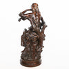 Art Nouveau bronze sSculpture Captive by Hippolyte Francois Moreau at Jeroen Markies 