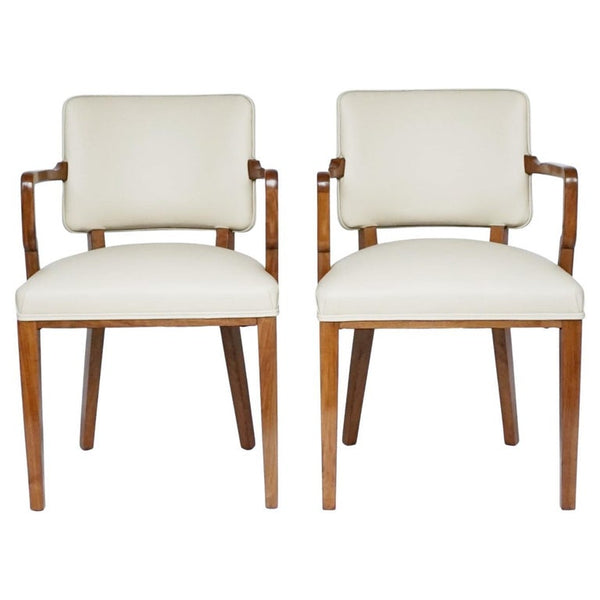 Pair of Art Deco Desk Chairs - Heal's of London - Art Deco Chairs - Jeroen Markies Art Deco