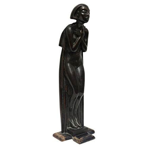 Vintage Art Deco Bronze Sculpture - Jeroen Markies Art Deco