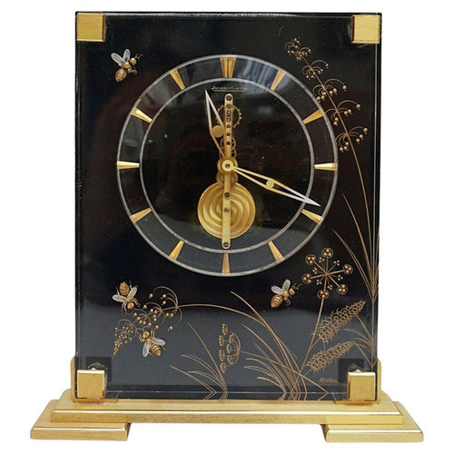Jaeger LeCoultre Mid-Century Marina Mantel Clock Circa 1960 - Jeroen Markies Art Deco