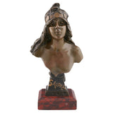 Salome Emmanuel Villanis Original Art Nouveau Bronze Bust - Jeroen Markies Art Deco