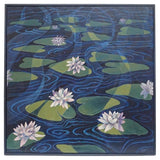 'Lily Pads' An Art Deco style contemporary painting by Vera Jefferson