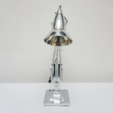 Three-spring' chromed and polished metal Anglepoise desk lamp by Herbert Terry & Sons.  Jeroen Markies Art Deco.